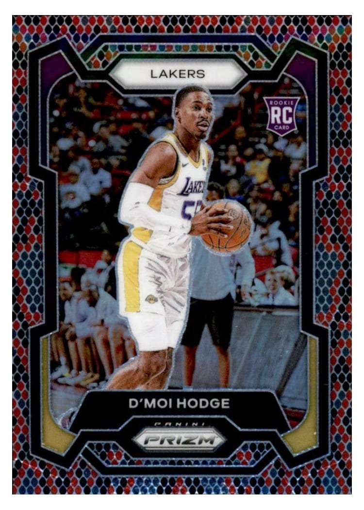2023-24 Panini Prizm Base Set D'Moi Hodge Snakeskin #298 card