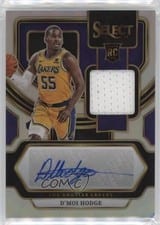 2023-24 Panini Select Rookie Jersey Autographs D'Moi Hodge #RJ-MOI card
