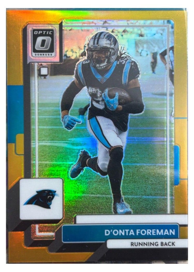 2022 Donruss Optic Base Set D'Onta Foreman #28 card