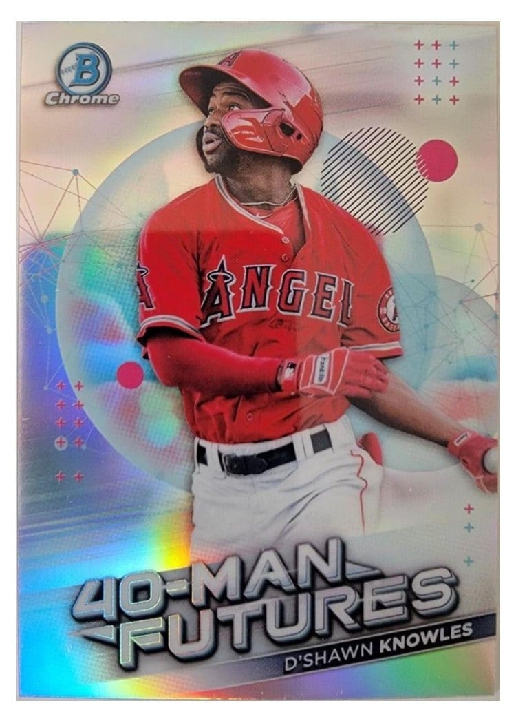 2021 Bowman Chrome 40-Man Futures D'Shawn Knowles #FMF-20 card