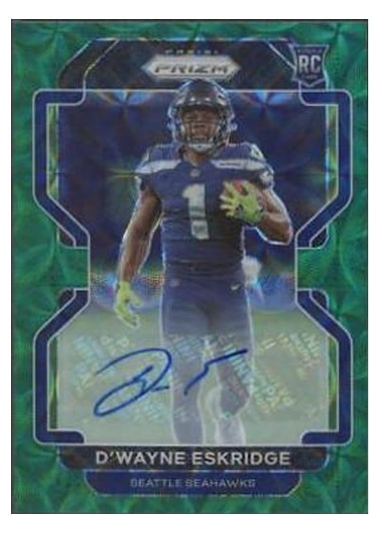 2021 Panini Prizm Base Set D'Wayne Eskridge #349 card