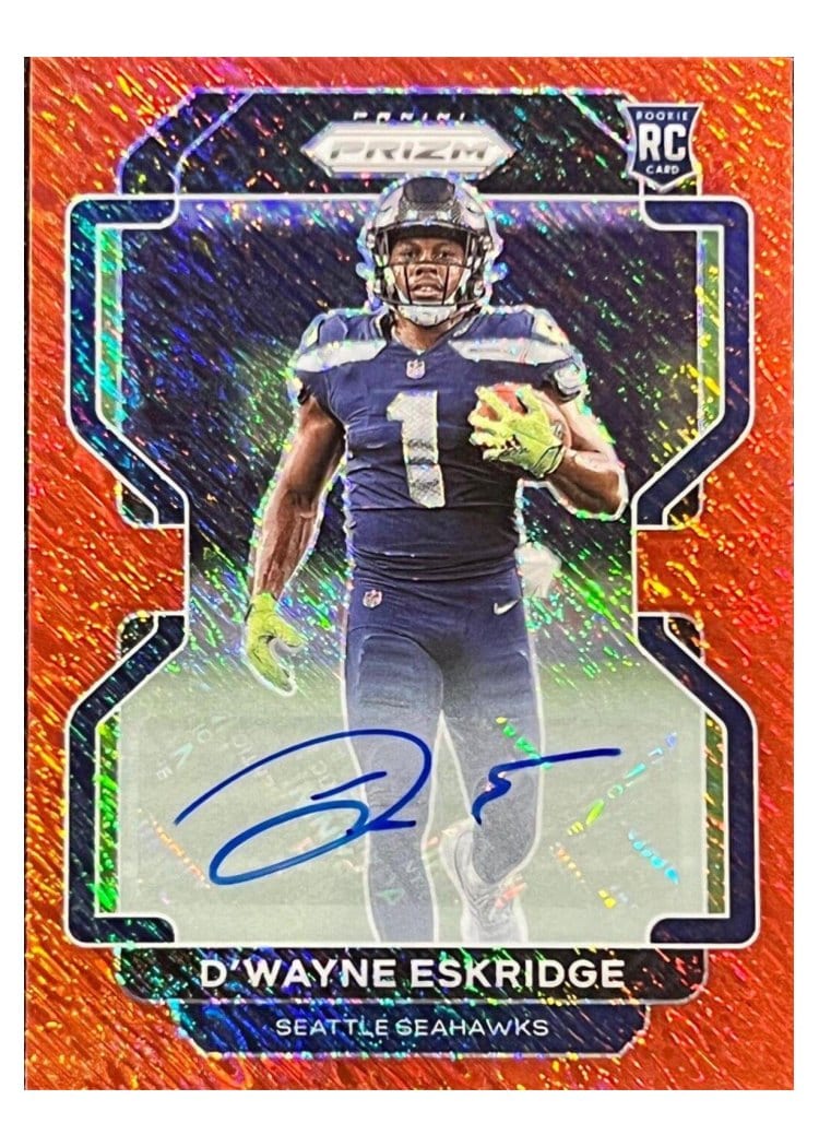 2021 Panini Prizm Base Set D'Wayne Eskridge #349 card