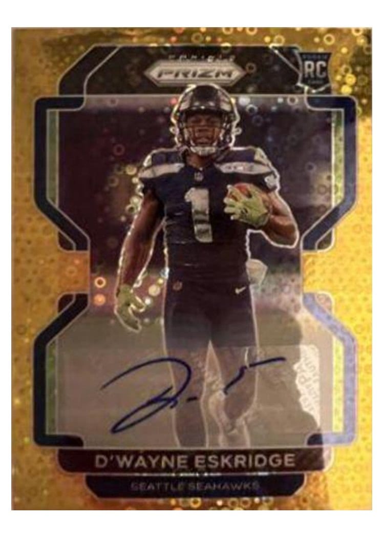 2021 Panini Prizm Base Set D'Wayne Eskridge #349 card
