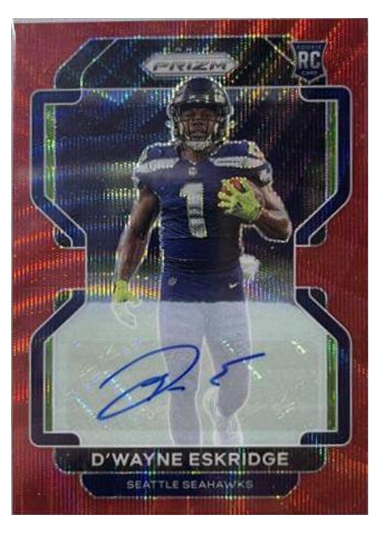 2021 Panini Prizm Base Set D'Wayne Eskridge #349 card