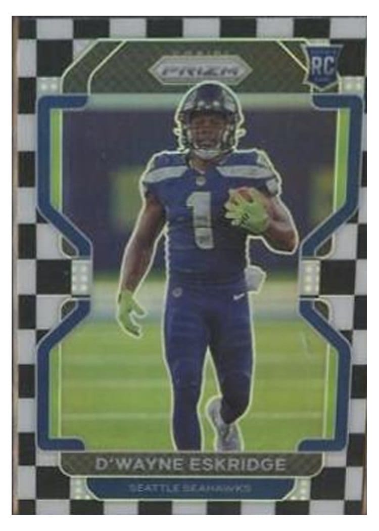 2021 Panini Prizm Base Set D'Wayne Eskridge #349 card