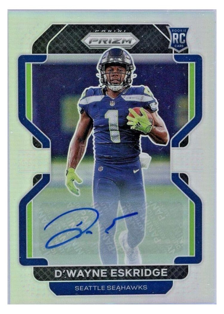 2021 Panini Prizm Base Set D'Wayne Eskridge #349 card