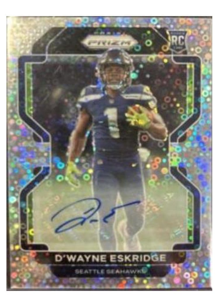 2021 Panini Prizm Base Set D'Wayne Eskridge #349 card