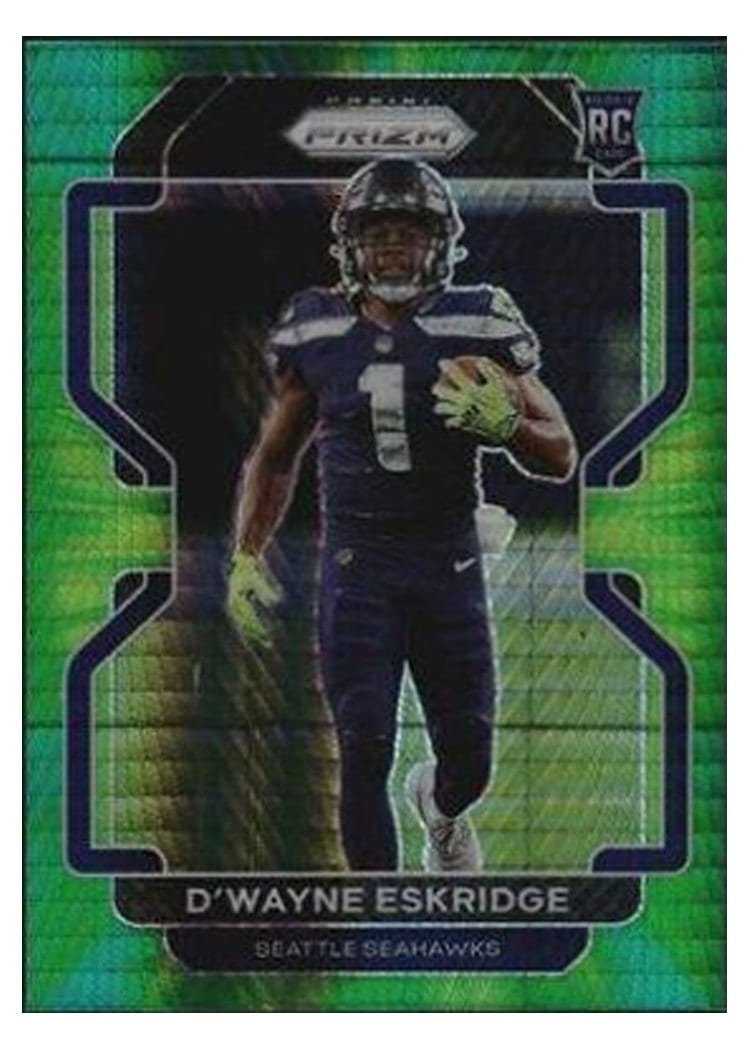 2021 Panini Prizm Base Set D'Wayne Eskridge #349 card