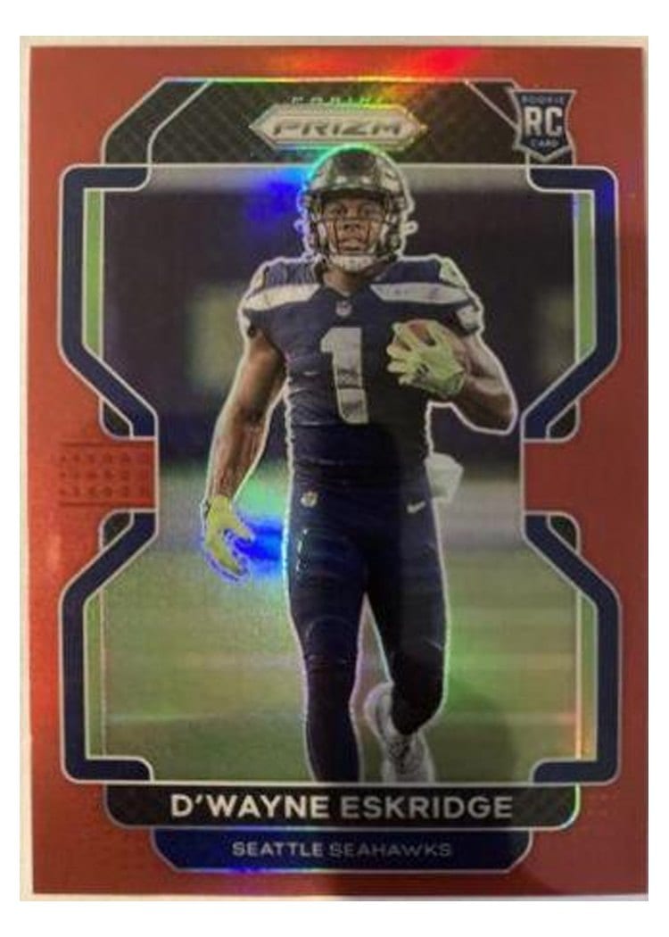 2021 Panini Prizm Base Set D'Wayne Eskridge #349 card