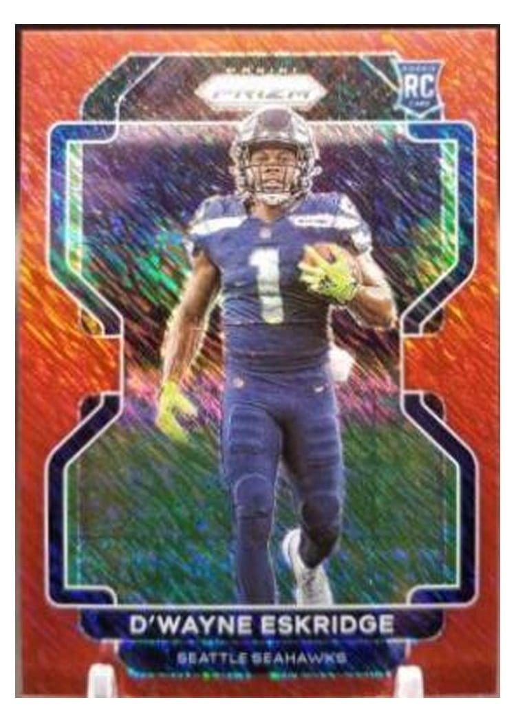 2021 Panini Prizm Base Set D'Wayne Eskridge #349 card