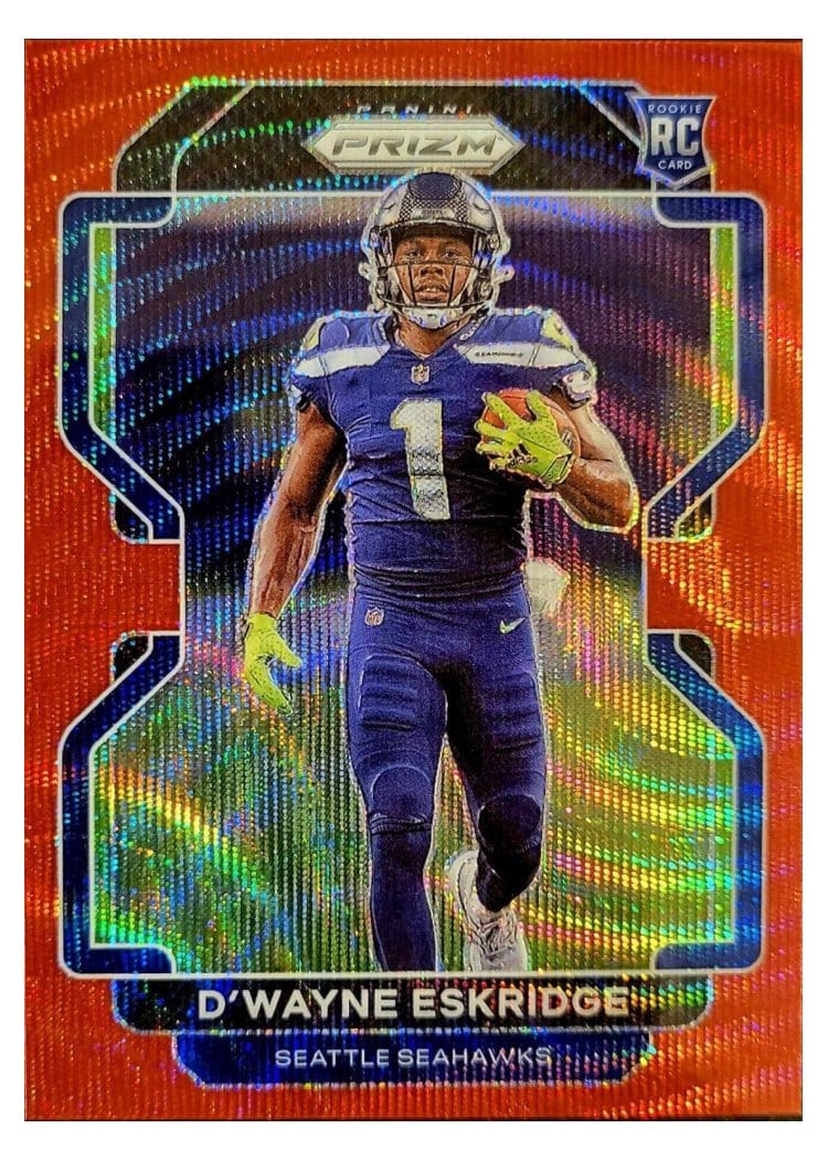 2021 Panini Prizm Base Set D'Wayne Eskridge #349 card