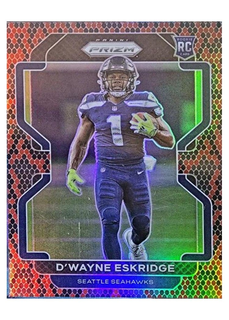 2021 Panini Prizm Base Set D'Wayne Eskridge #349 card