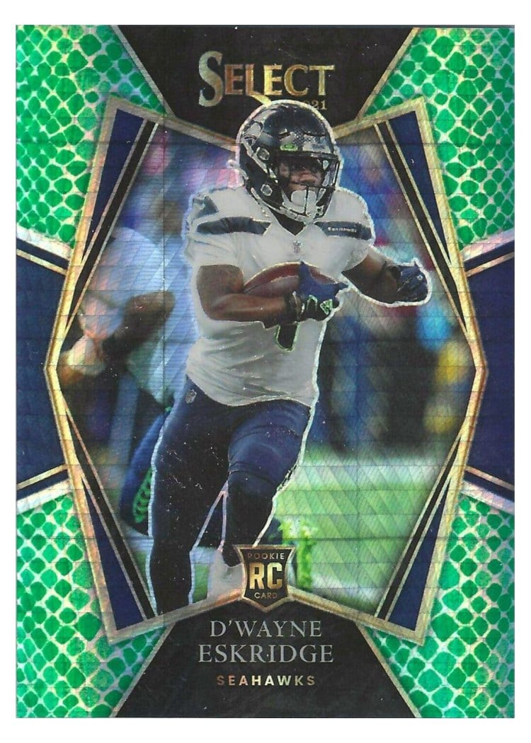 2021 Panini Select Base Set D'Wayne Eskridge #160 card