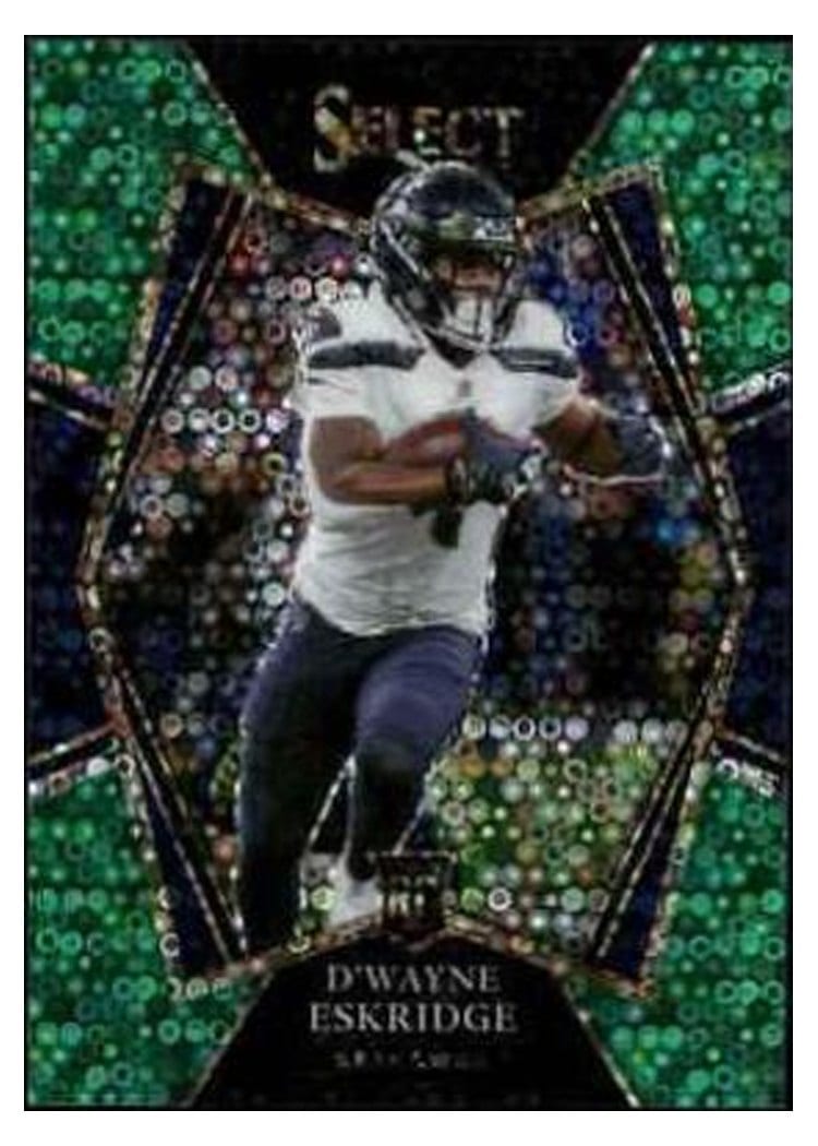 2021 Panini Select Base Set D'Wayne Eskridge #160 card