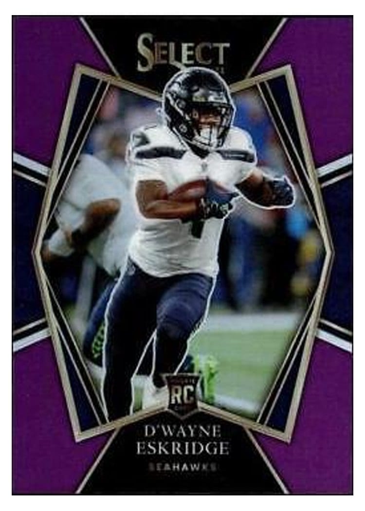 2021 Panini Select Base Set D'Wayne Eskridge Purple #160 card