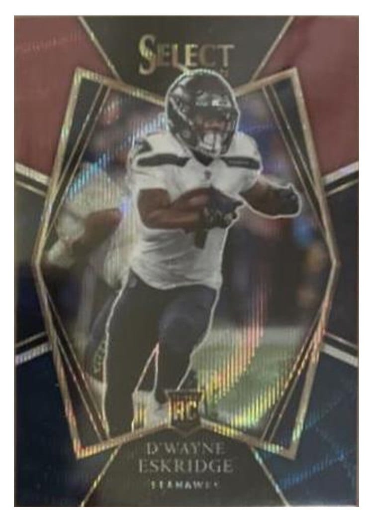 2021 Panini Select Base Set D'Wayne Eskridge Tri Color #160 card