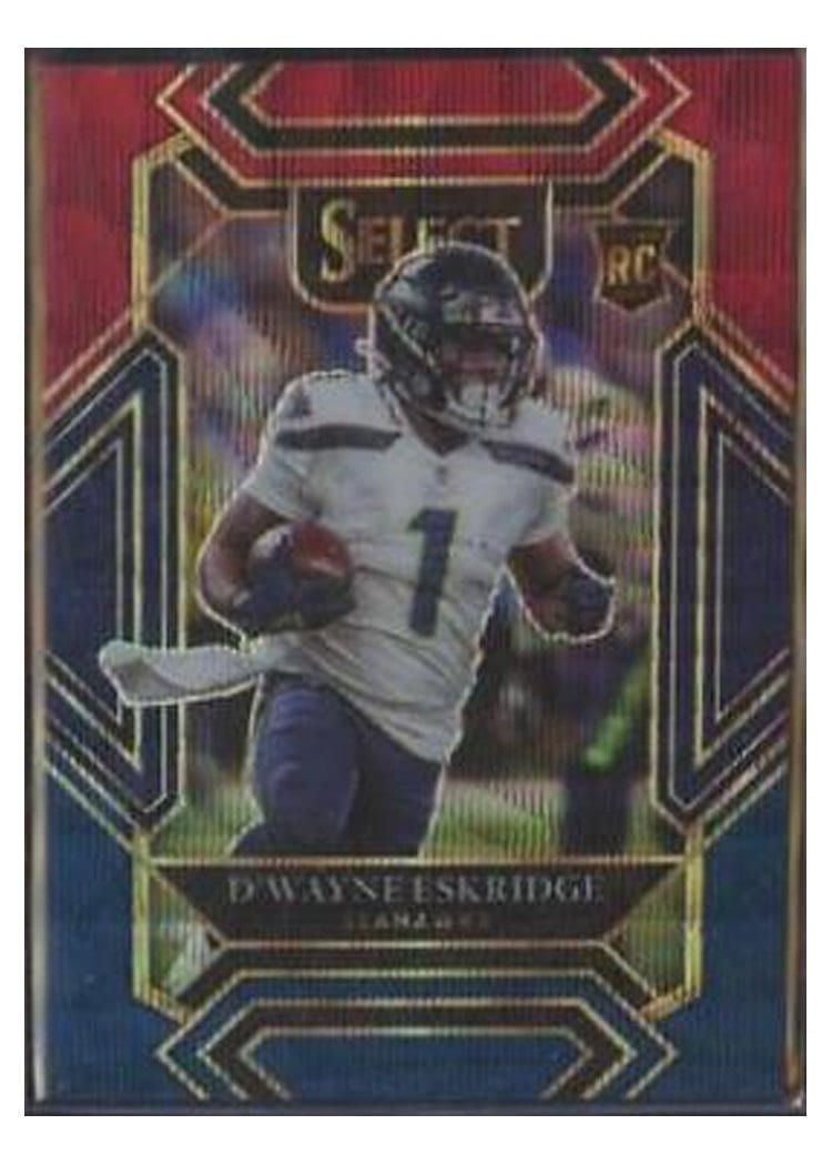 2021 Panini Select Base Set D'Wayne Eskridge Tri Color #260 card