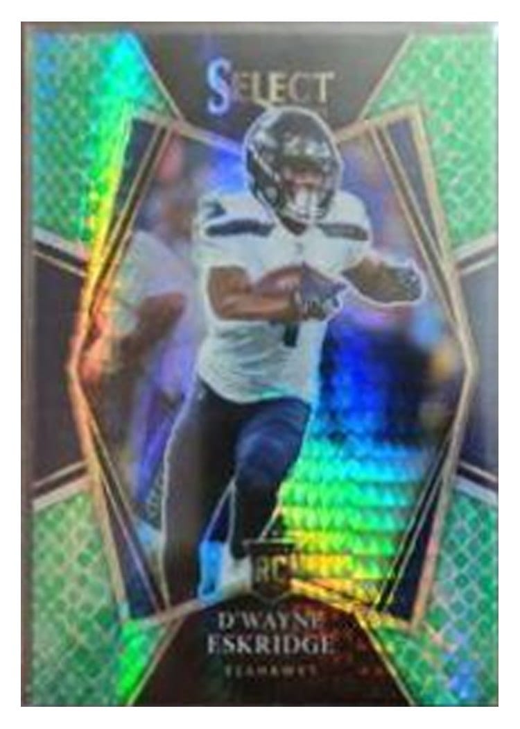 2021 Panini Select Base Set D'Wayne Eskridge Dragon Scale #60 card