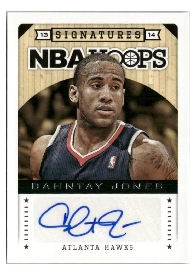 2013 Panini Hoops Signatures Dahntay Jones #25 card
