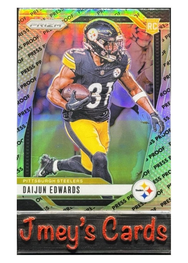 2024 Panini Prizm Base Set Daijun Edwards #323 card