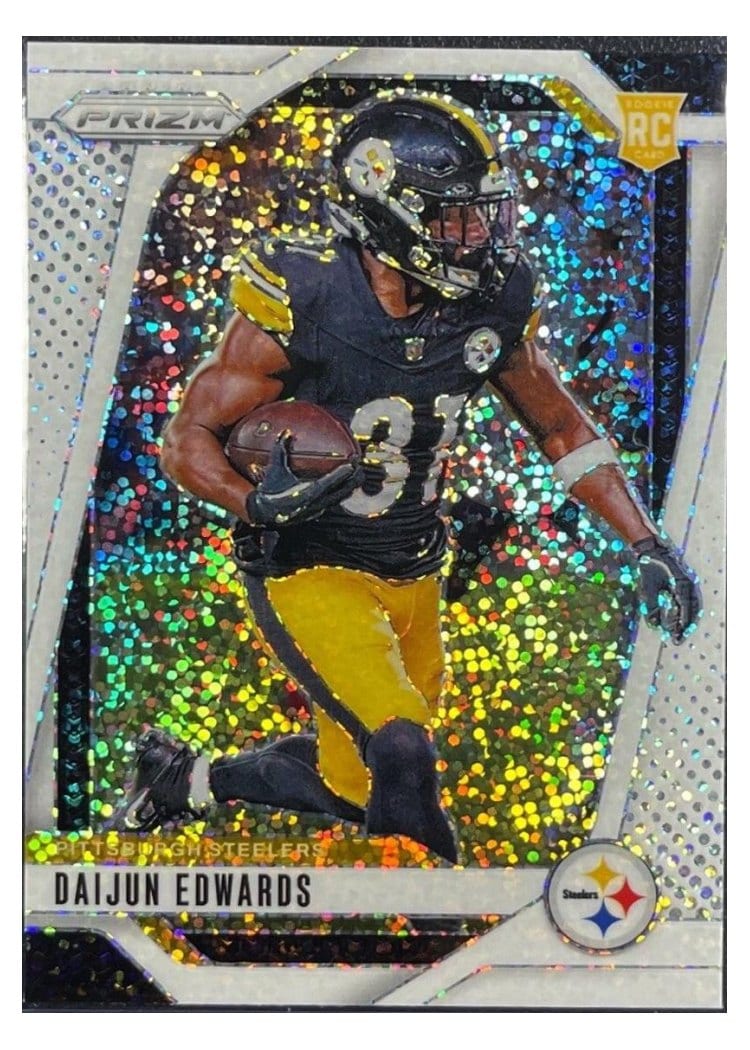2024 Panini Prizm Base Set Daijun Edwards White Sparkle #323 card