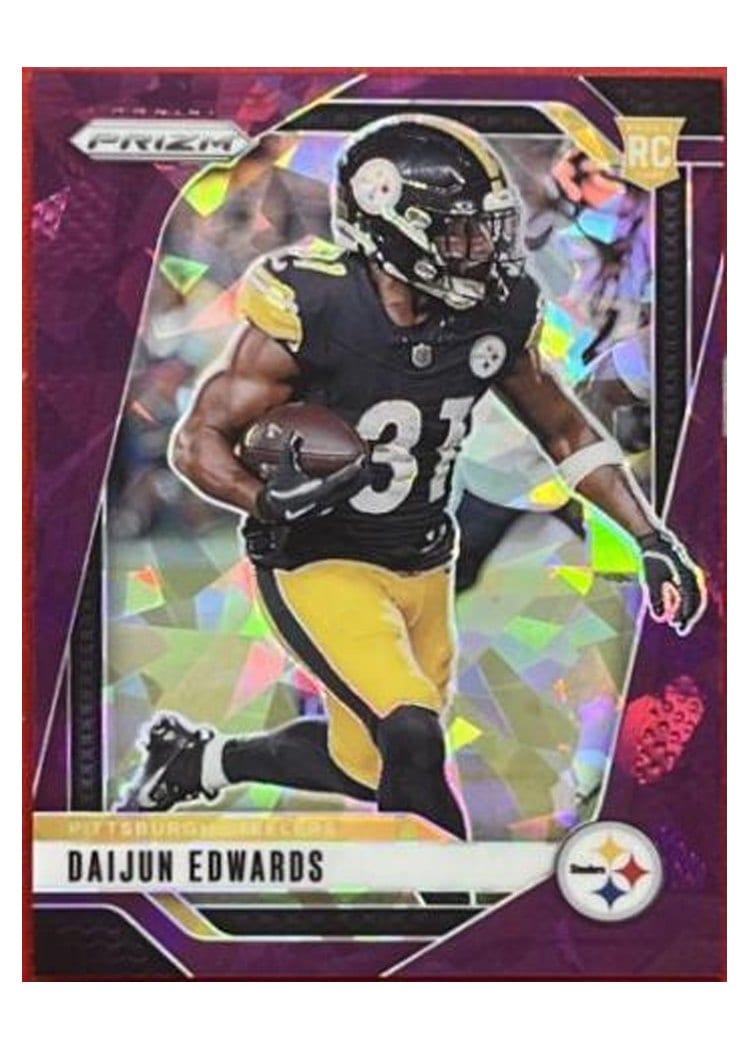 2024 Panini Prizm Base Set Daijun Edwards Purple Ice #323 card