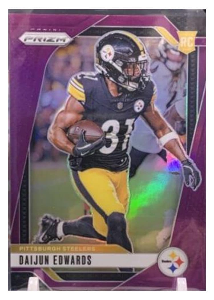 2024 Panini Prizm Base Set Daijun Edwards Purple #323 card