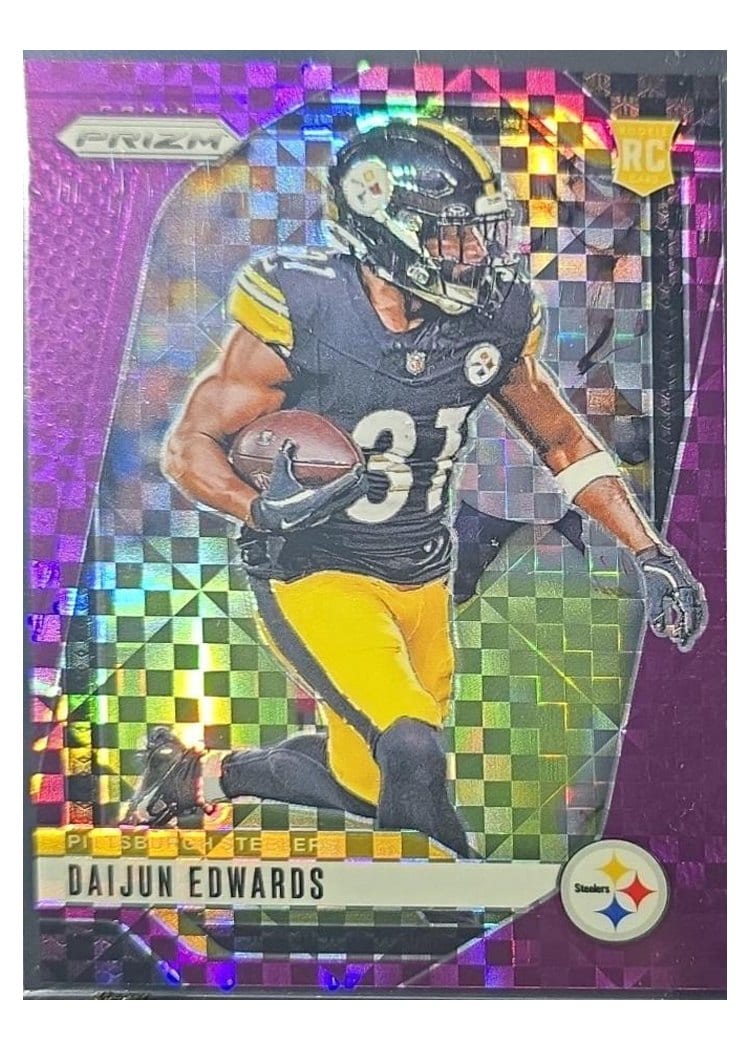 2024 Panini Prizm Base Set Daijun Edwards Purple Power #323 card