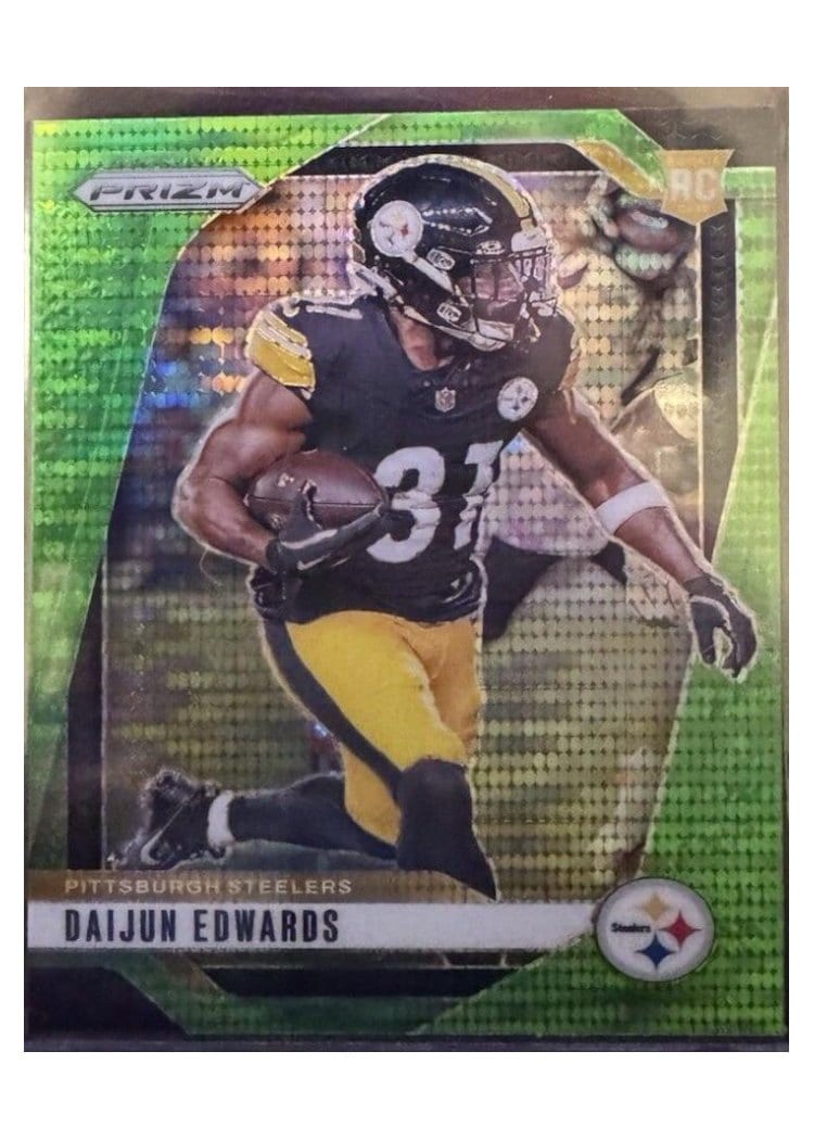 2024 Panini Prizm Base Set Daijun Edwards Neon Green Pulsar #323 card