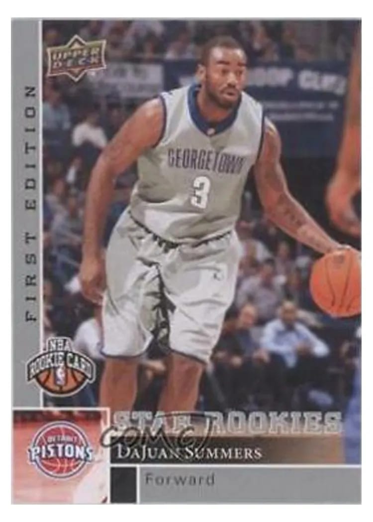 2009 Upper Deck First Edition DaJuan Summers #180 card