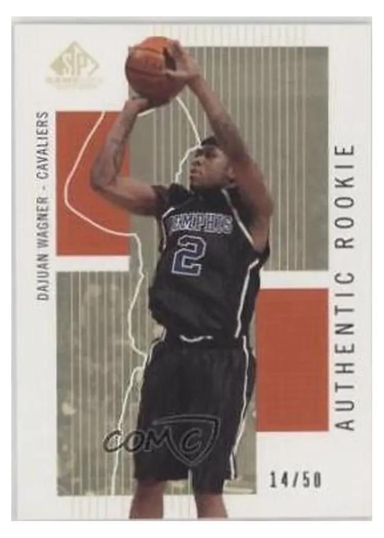 2002 SP Game Used Dajuan Wagner #106 card