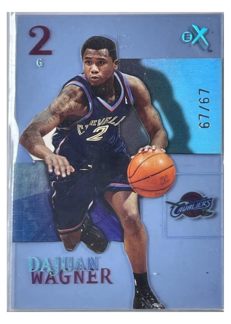 2003 Fleer E-X Dajuan Wagner #67 card