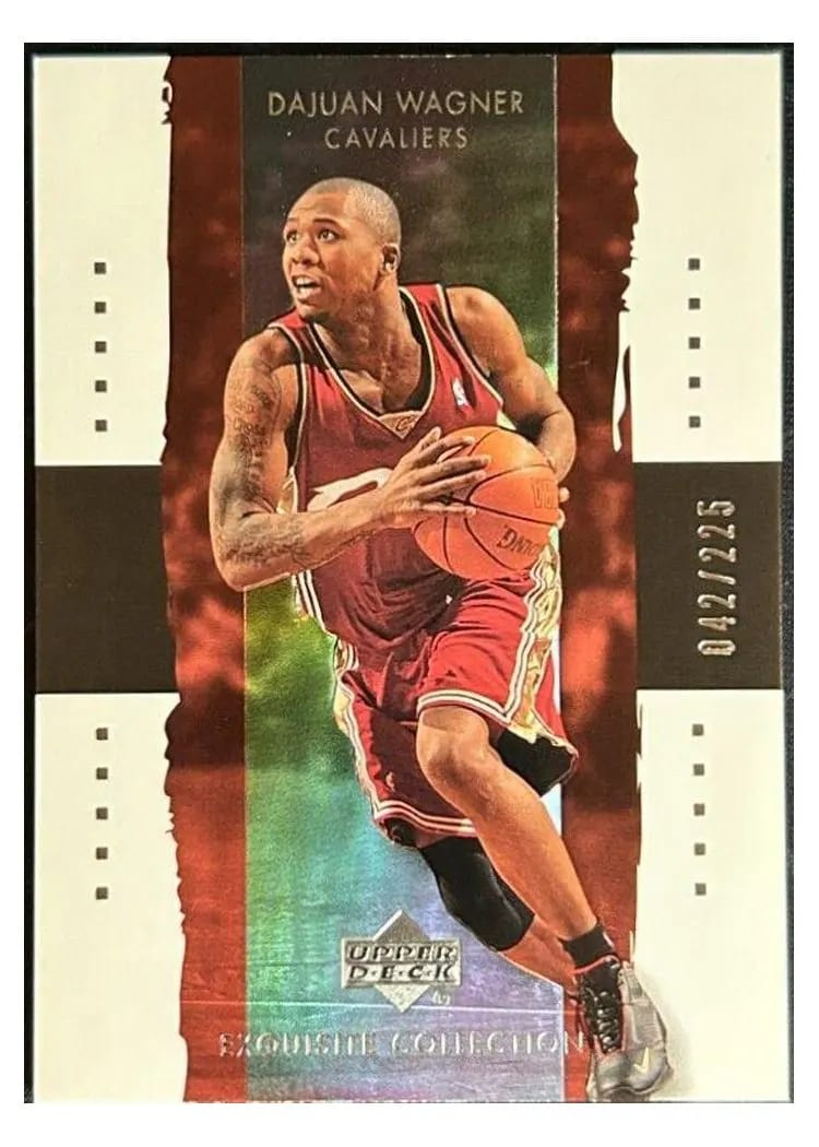 2003 UD Exquisite Collection Dajuan Wagner #5 card