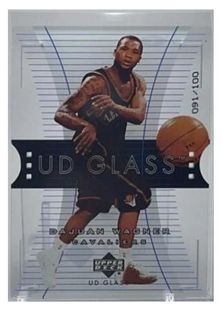 2003 Upper Deck Glass Dajuan Wagner #8 card