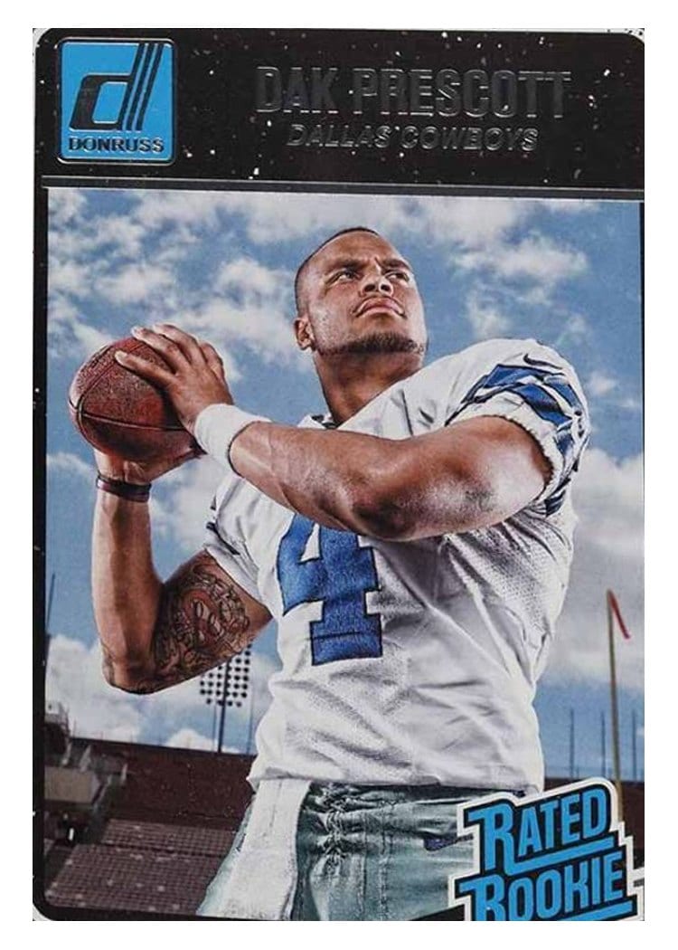 2016 Donruss Base Set Dak Prescott #362 card