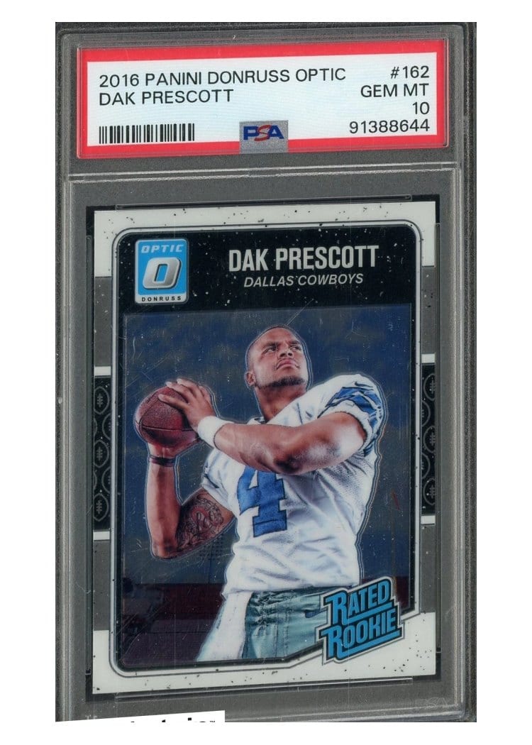 2016 Donruss Optic Base Set Dak Prescott #162 card