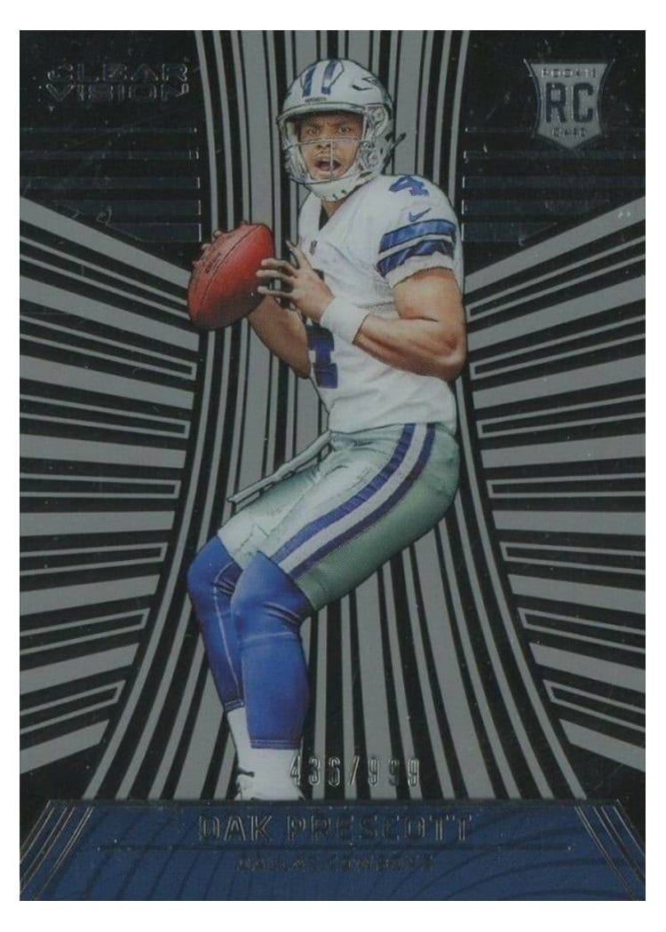 2016 Panini Clear Vision Base Set Dak Prescott #121 card