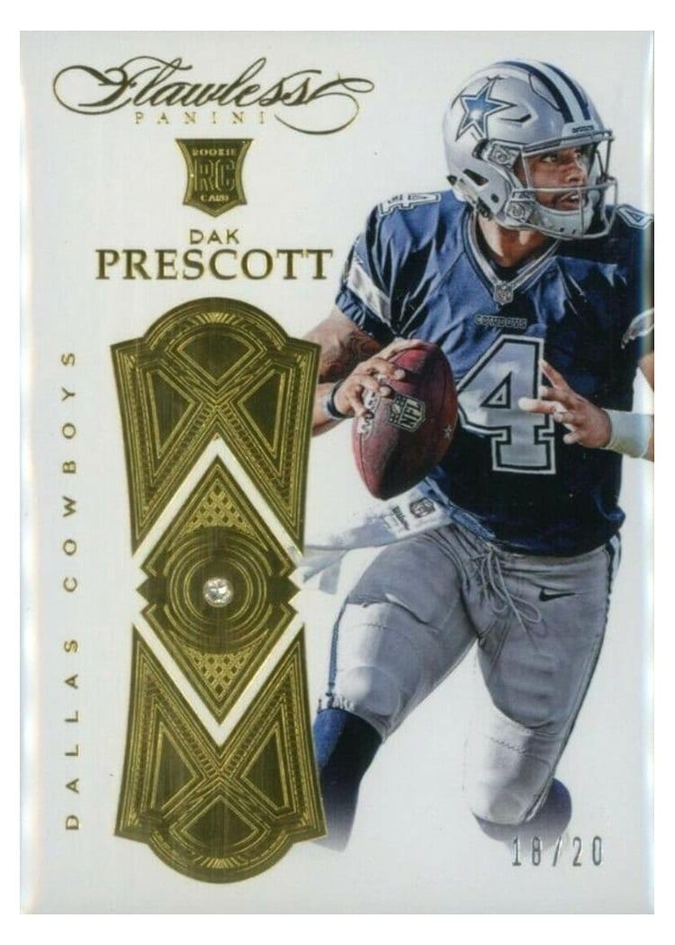 2016 Panini Flawless Base Set Dak Prescott #84 card