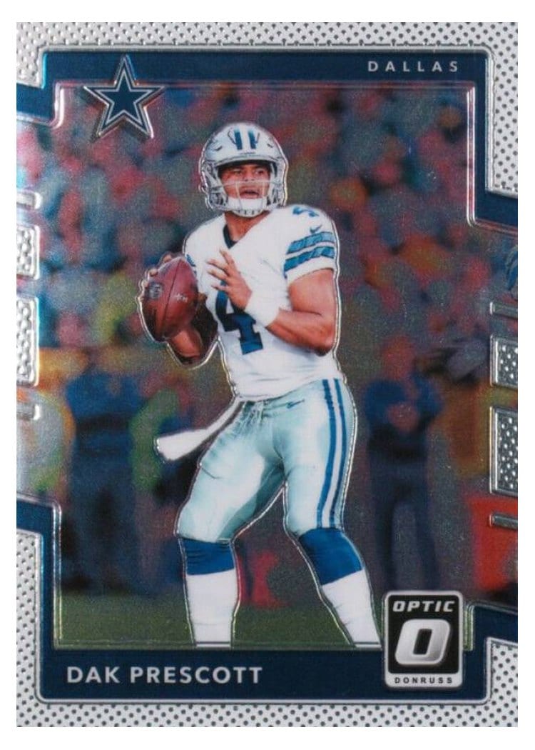 2017 Donruss Optic Base Set Dak Prescott #34 card