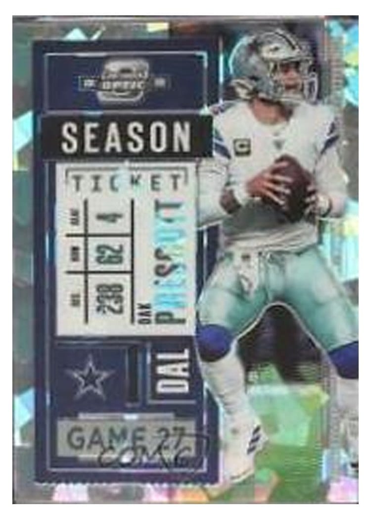 2020 Panini Contenders Optic Base Set Dak Prescott #16 card