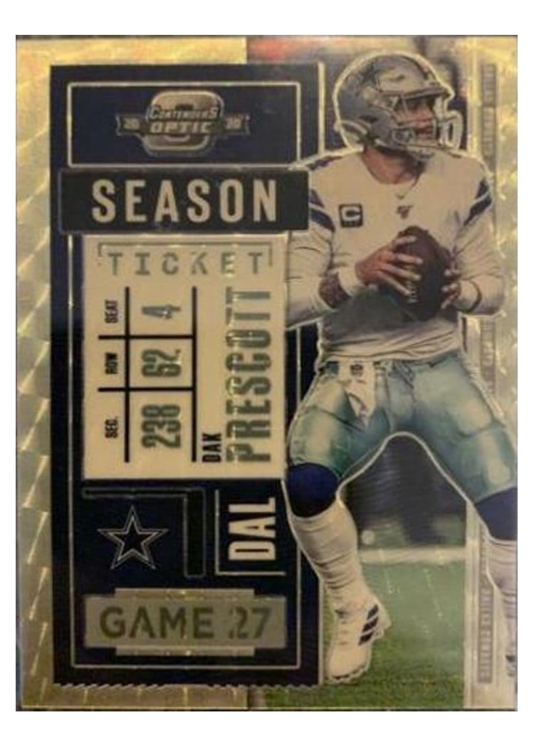 2020 Panini Contenders Optic Base Set Dak Prescott #16 card