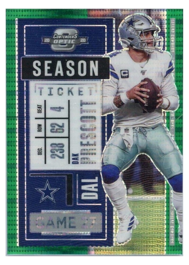 2020 Panini Contenders Optic Base Set Dak Prescott #16 card