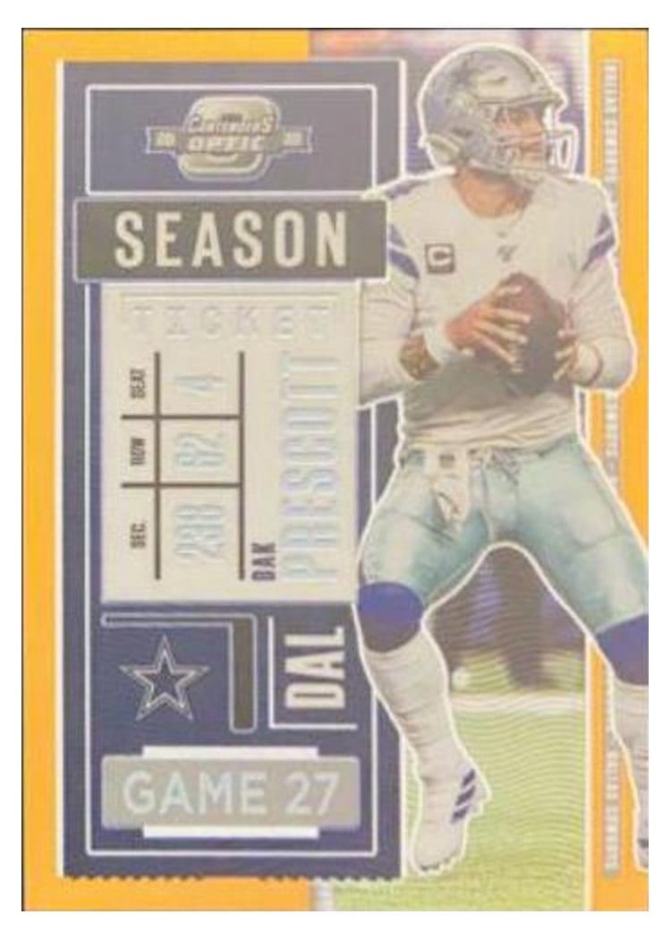2020 Panini Contenders Optic Base Set Dak Prescott #16 card