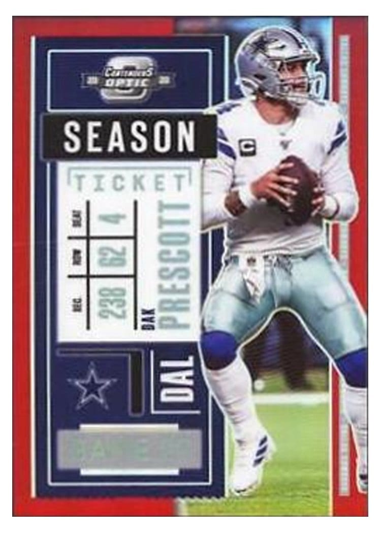 2020 Panini Contenders Optic Base Set Dak Prescott #16 card