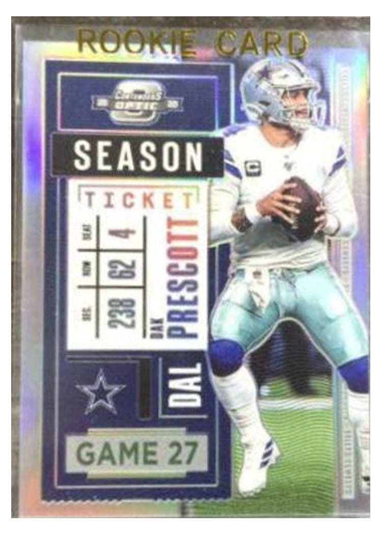 2020 Panini Contenders Optic Base Set Dak Prescott #16 card