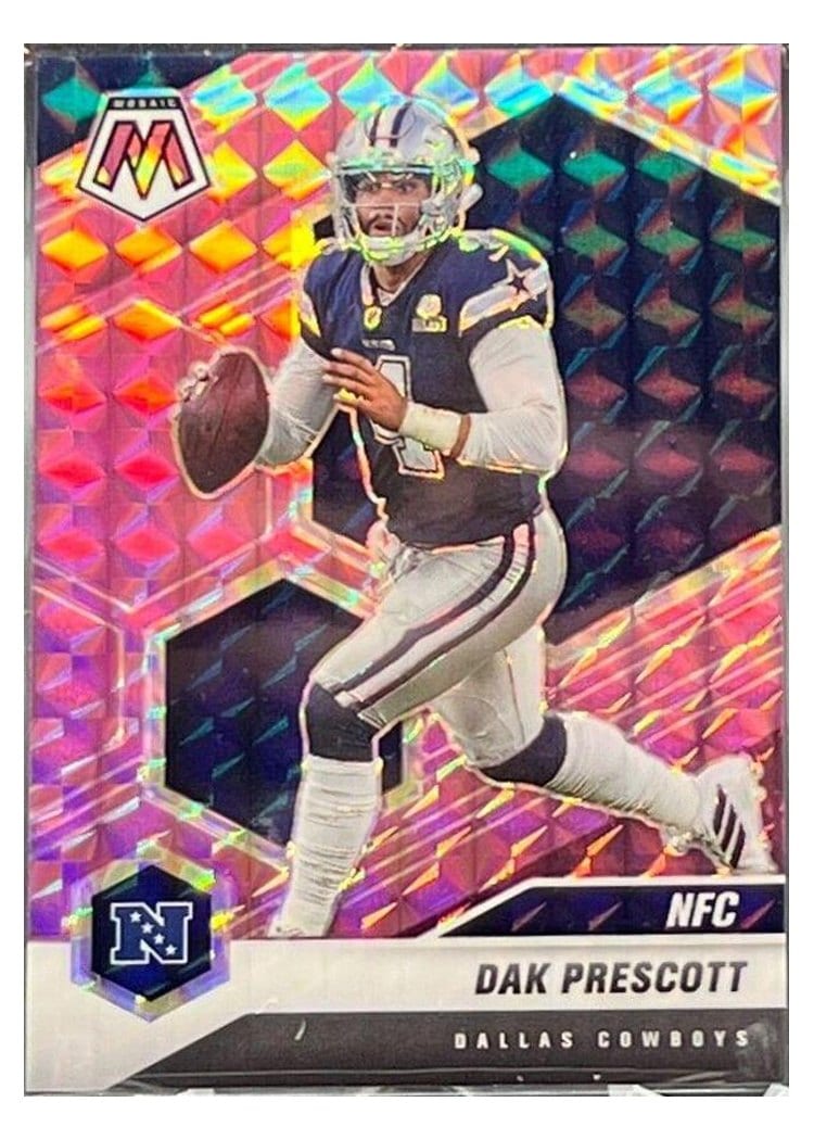 2021 Panini Mosaic Base Set Dak Prescott Silver #202 card