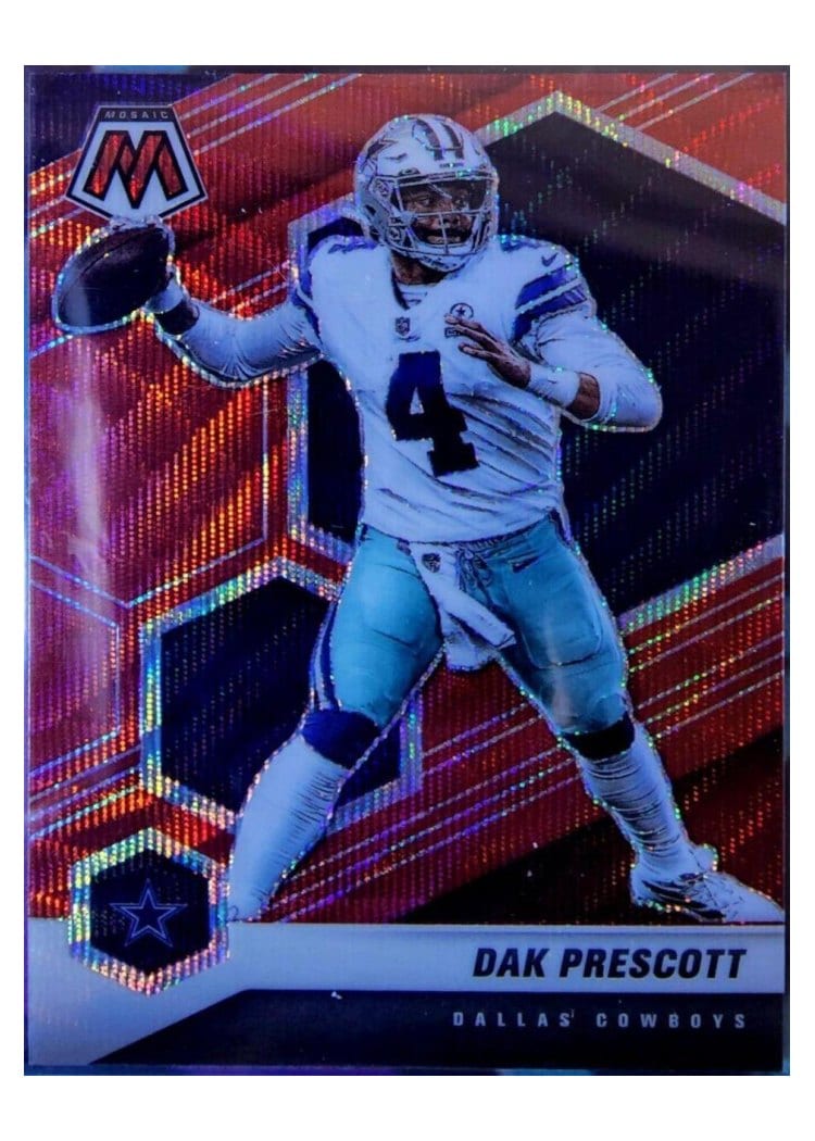 2021 Panini Mosaic Base Set Dak Prescott #58 card