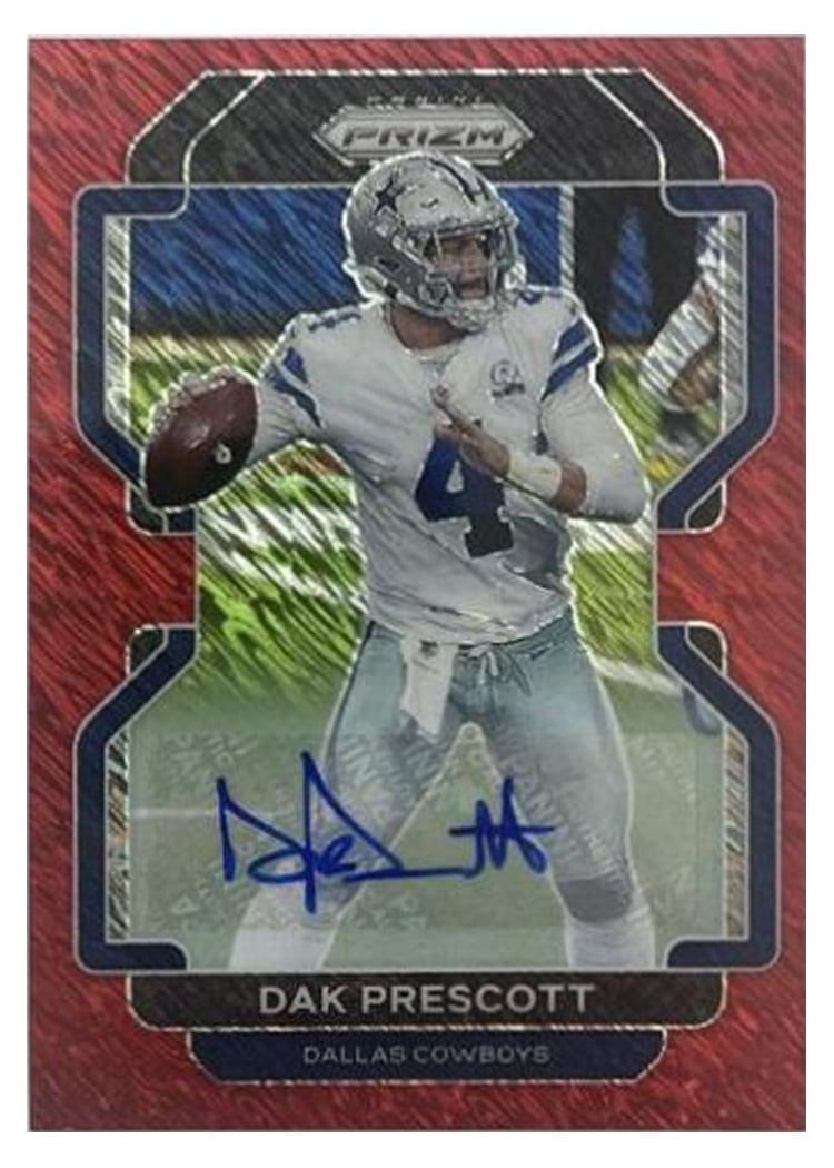 2021 Panini Prizm Base Set Dak Prescott #242 card