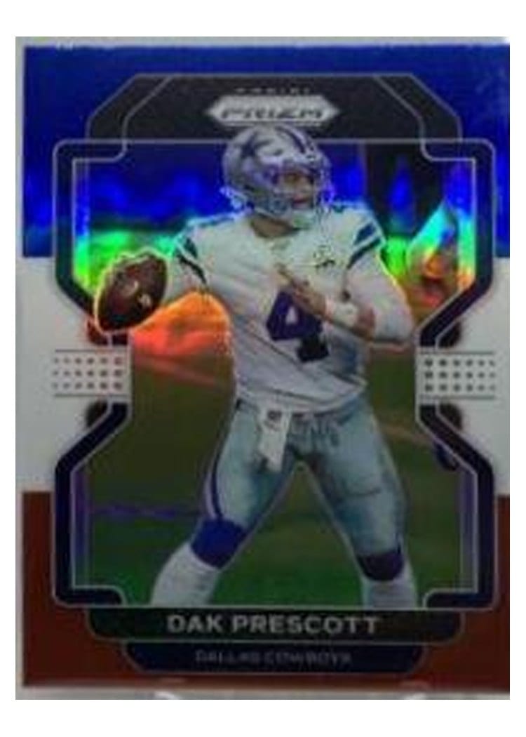 2021 Panini Prizm Base Set Dak Prescott #242 card
