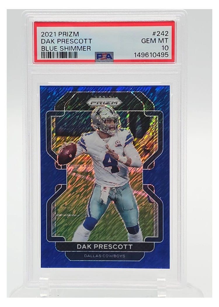 2021 Panini Prizm Base Set Dak Prescott #242 card